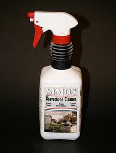 Simus gravestone cleaner
