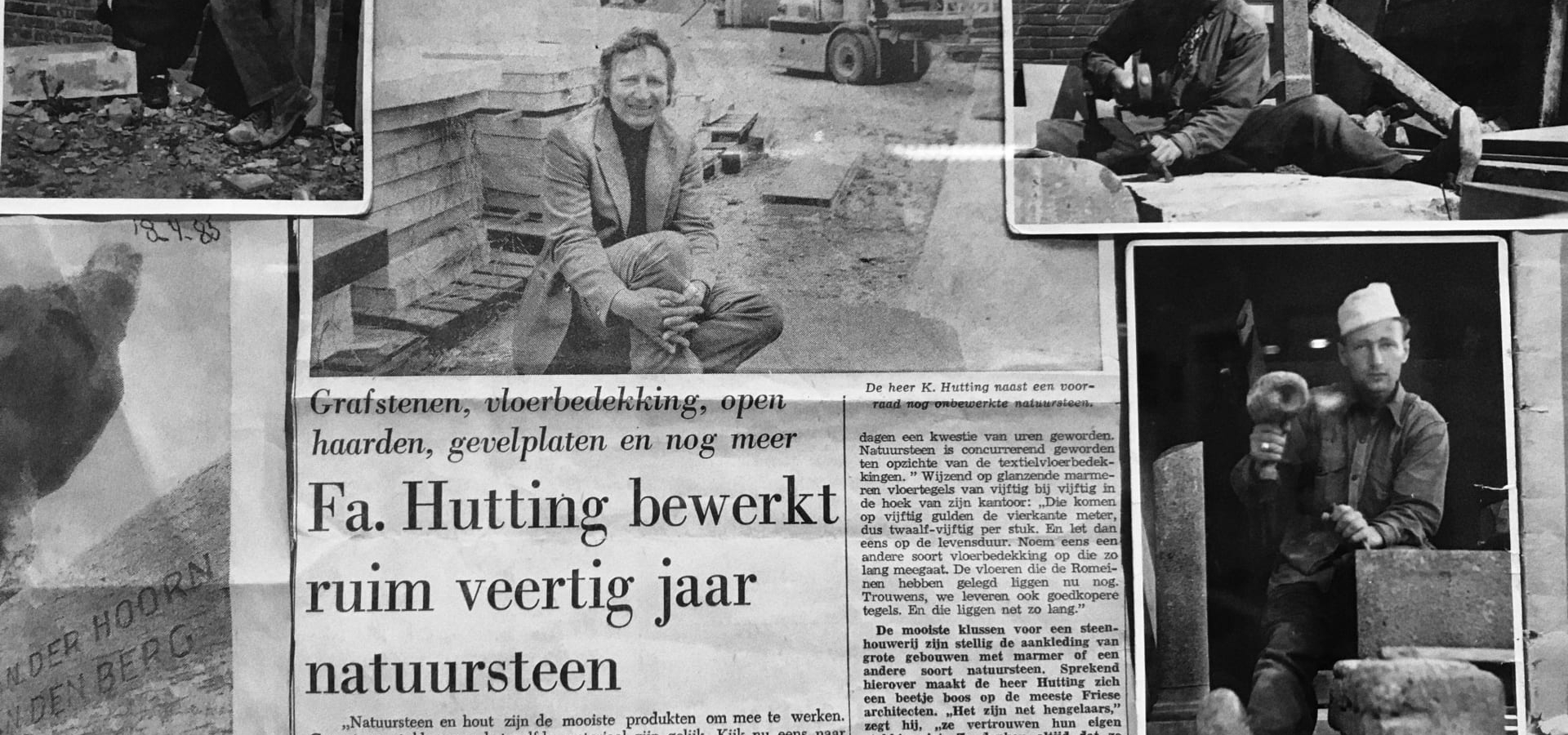 geschiedenis hutting natuursteen